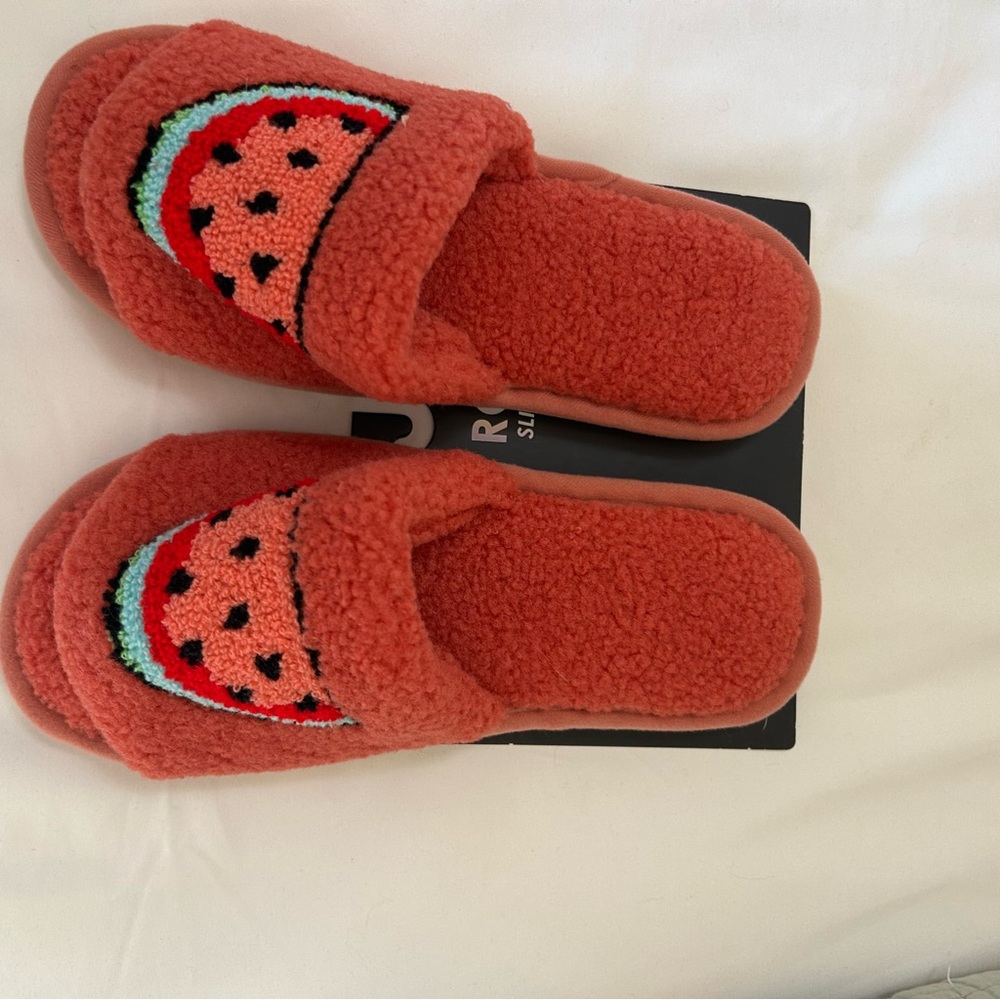 Cozy Watermelon Slippers